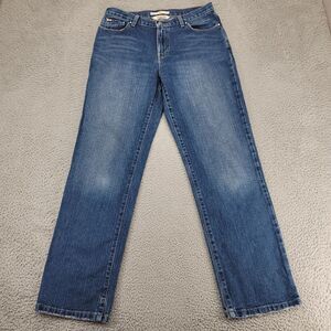 Tommy Hilfiger‎ Jeans Womens 32x31 Blue Denim Boyfriend Stretch Pockets Y2K